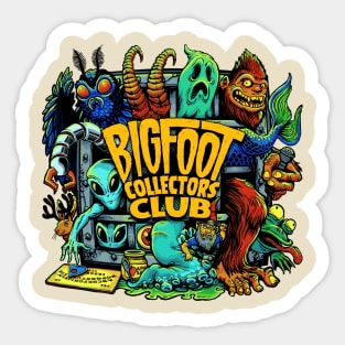 Bigfoot Collectors Club Menagerie Sticker